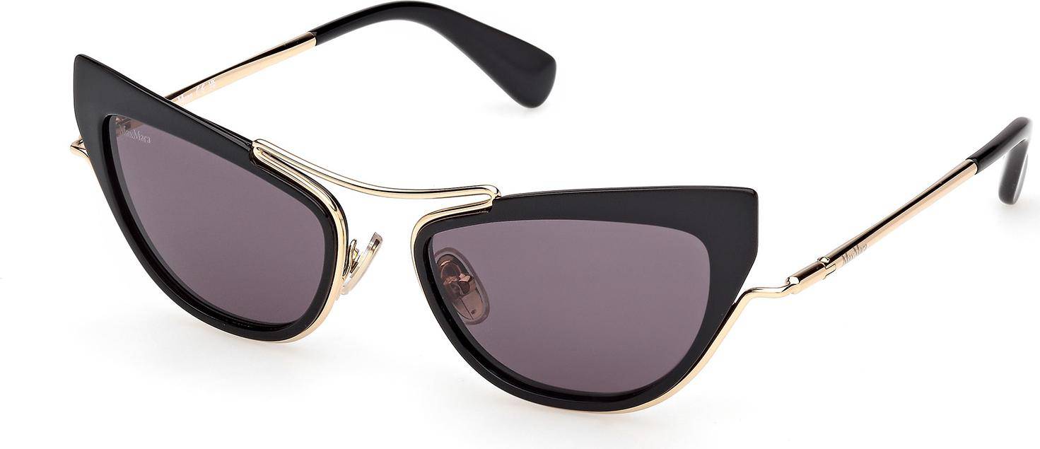 Max Mara MM0172 Ruth 01A Metal Sort Røg Cat Eye Normal - Sort