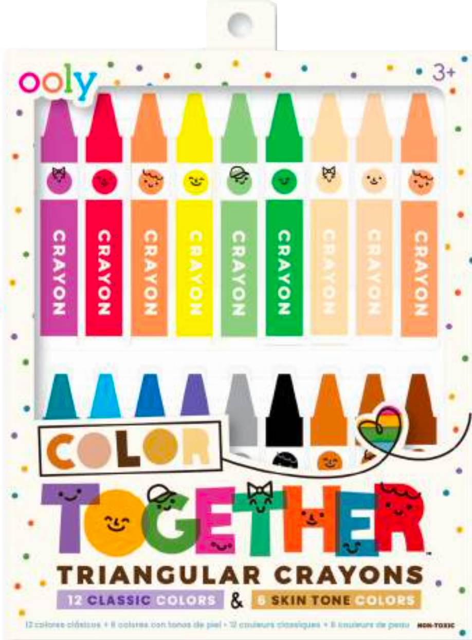 Ooly Colour Together Triangular Crayons 18 Pcs