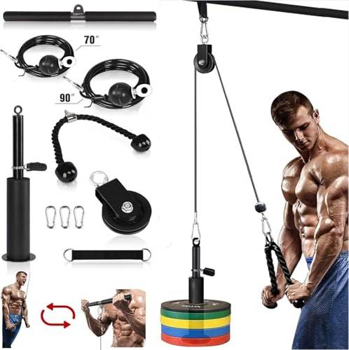 Cable machine home gym Pulley Cable Machine Attachment System