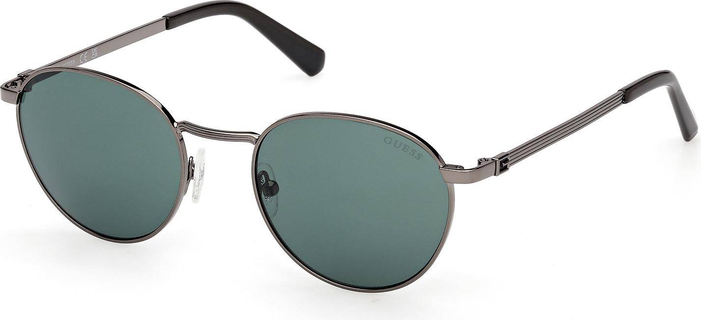 Guess Mand Gunmetal Grøn Rund Normal