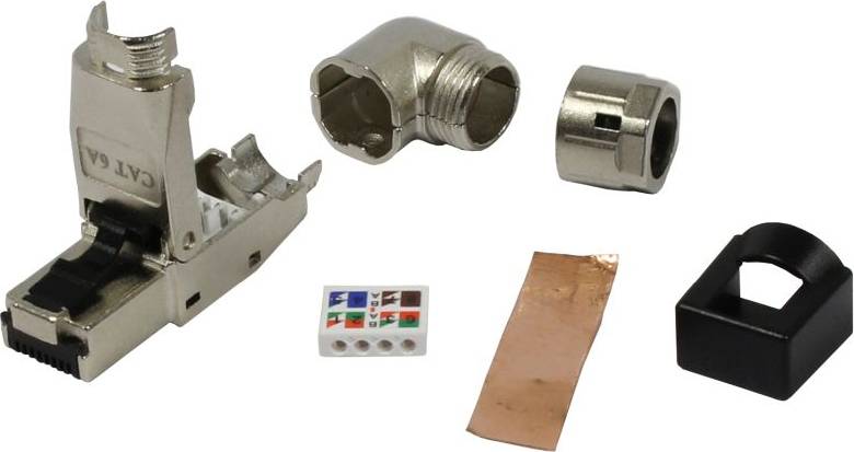 TP-stik Feltkabel CAT6A RJ45
