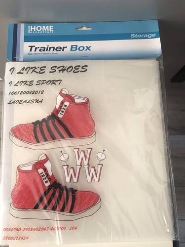 Storage boxes for shelves 10x Plastic Storage Boxes Drawer Shoe Rack