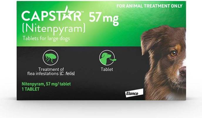 Capstar Flea Control Tablets for Large Dogs 57mg