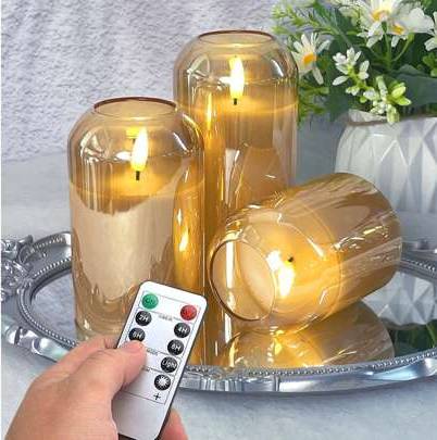 Shein Flameless Lights With Timer Remote LED Candle
