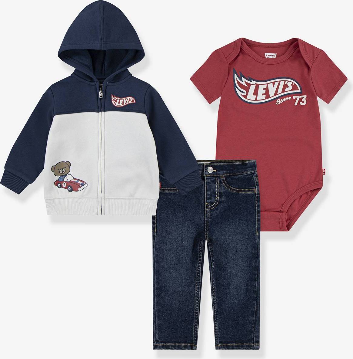 Levi's 3P-3Pc Pant Set - Multi/Patterned