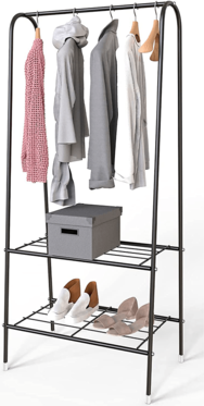 Shein Rail Storage Shelfs Clothes Rack