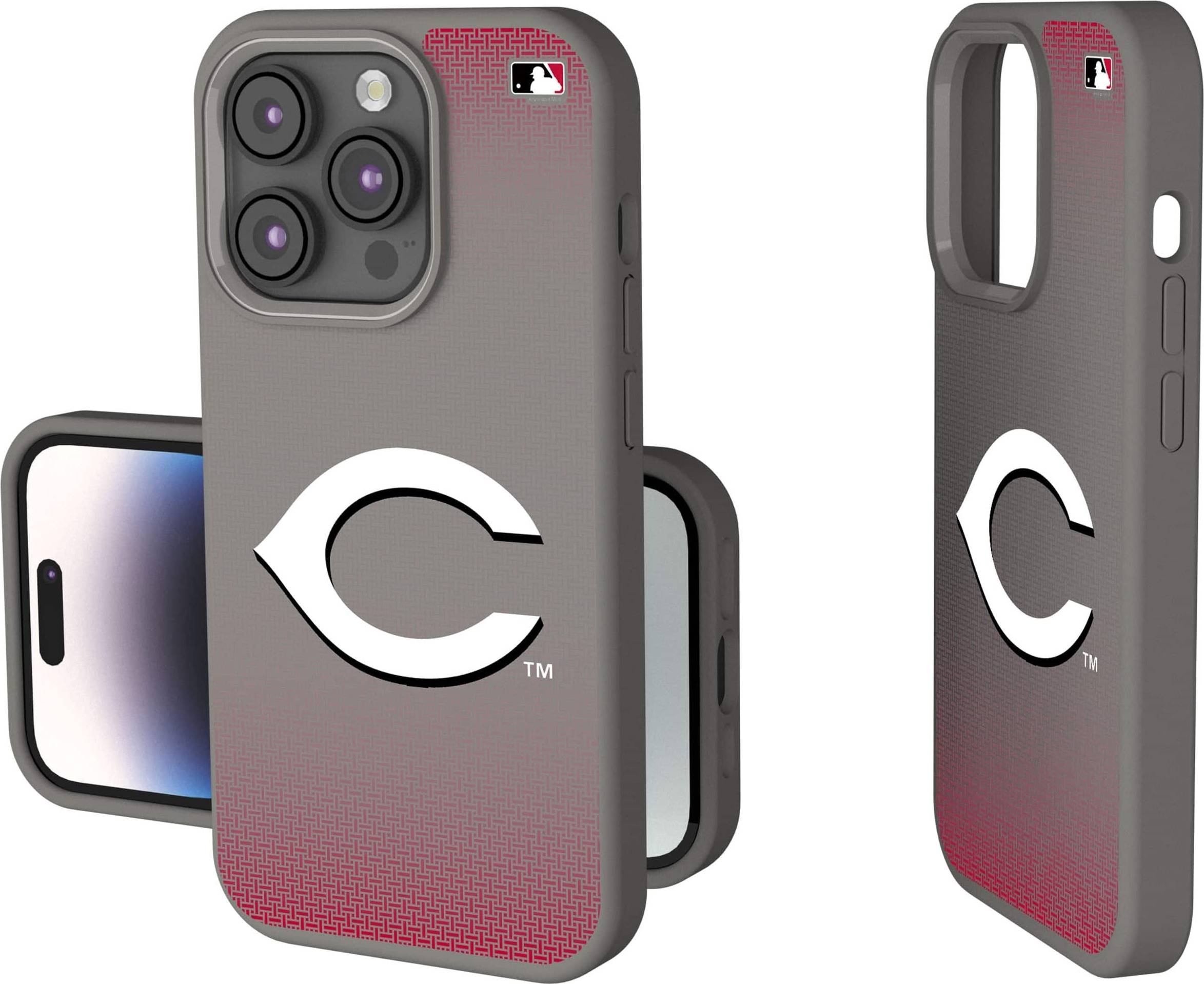 Keyscaper Cincinnati Reds Linen Logo iPhone Soft Touch Case