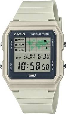 Casio World Map Multifunction 33.7mm Digital Dial