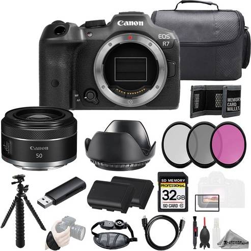 50mm rf Canon EOS R7 RF 50mm F1.8 STM Lens Kit