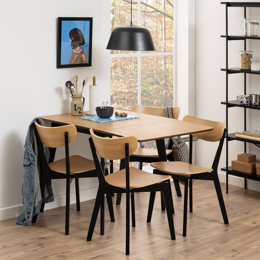 Furniture To Go Roxby Extending Table 80-120cm Dining Set