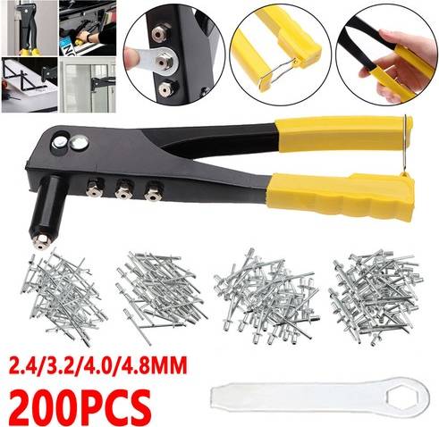 Heavy Duty Riveter Set 200pcs