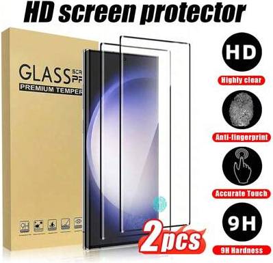 Shein 2pcs 3D Curved Edge Ultraclear Screen Protector