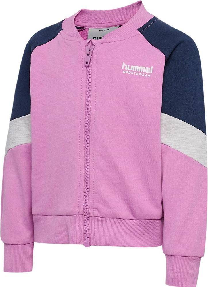 Hummel Hmlmini Loose Block Zip Jacket - Rosa