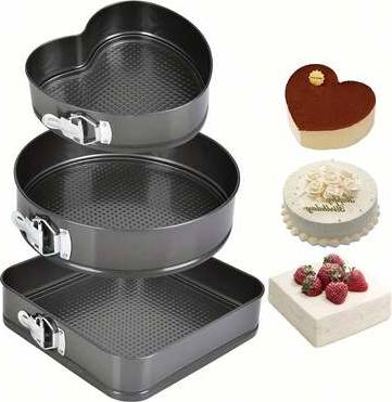 8 inch cake pan Shein Cake Pan Set Of 3 7/8 Inch Springform