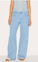 PrettyLittleThing Low Rise Wide Leg Jeans - Light Blue