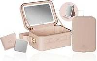 Go Mini Hand Stitched Makeup Case Nude Bundle