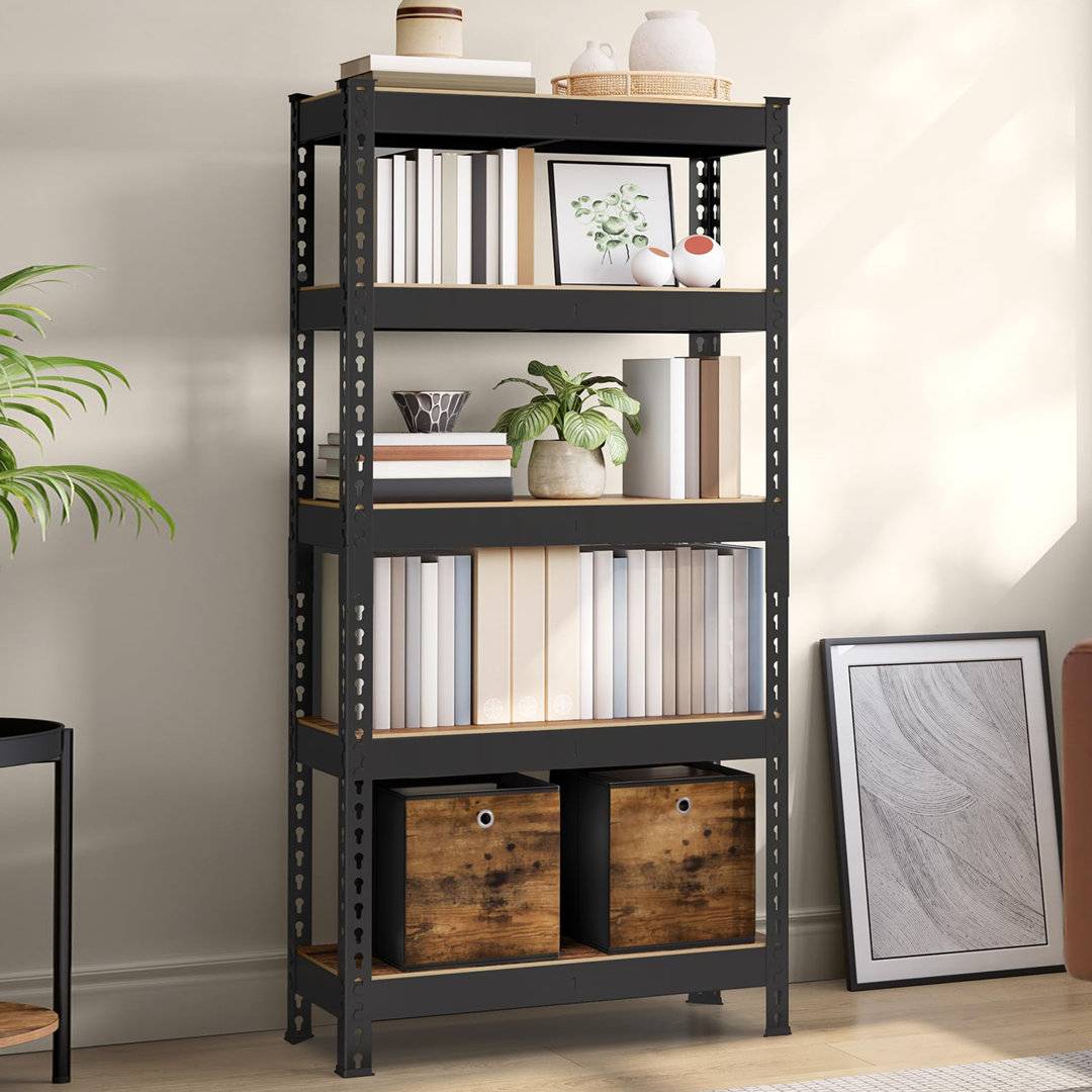 Flash 5-Tier Rustic Brown Unit Shelving System