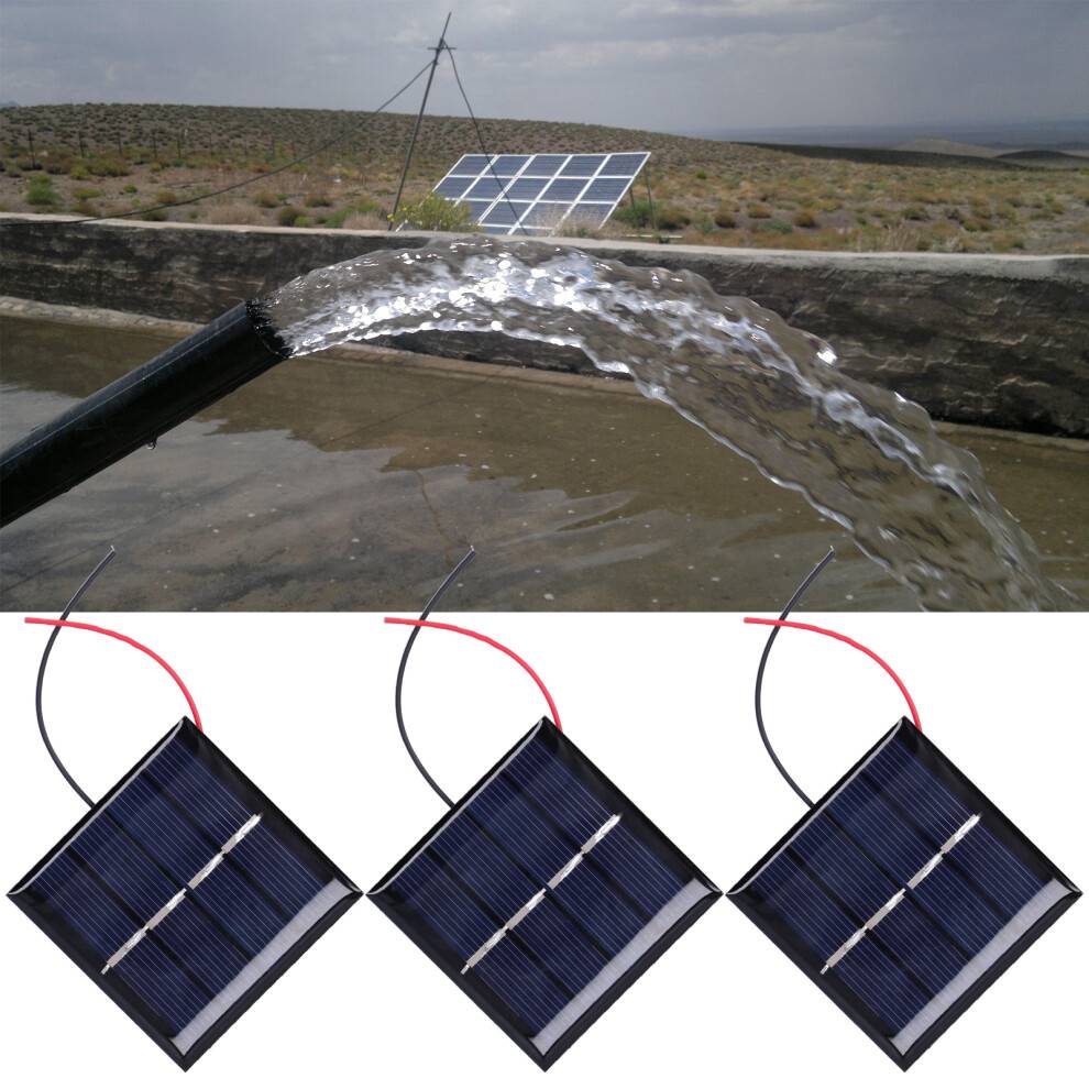 3Pcs 0.45W 2V Mini Solar Panel Cells