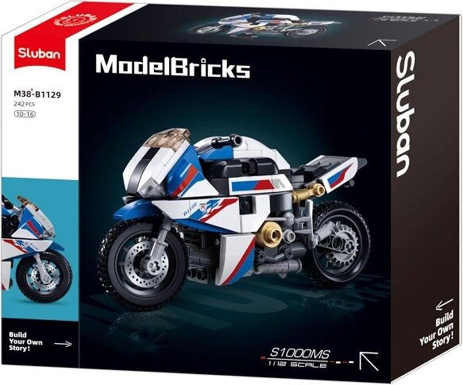 Sluban Racing Motorcycle 242 Pieces
