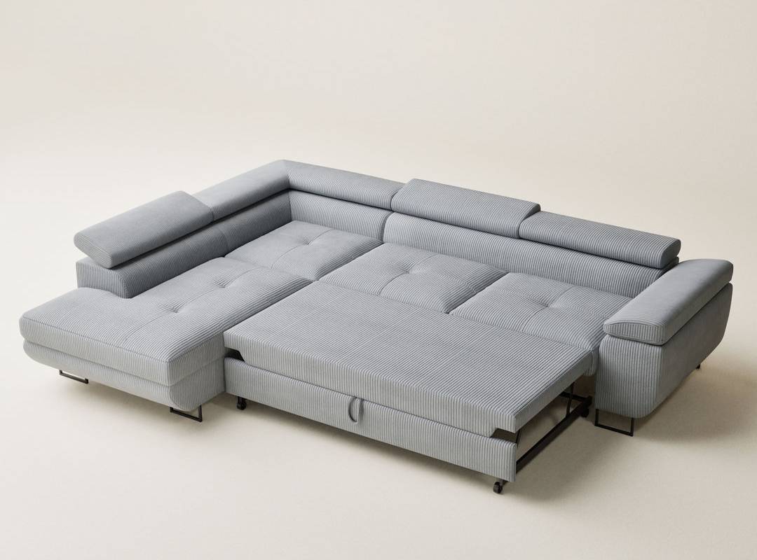 Ebern Designs Corner With Sleeping Function Sofa