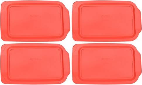 Pyrex 234-pc 4qt Plastic Rectangular 4pk Lid