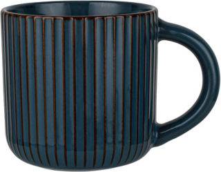 George Home Teal Ribbed Cup & Mug