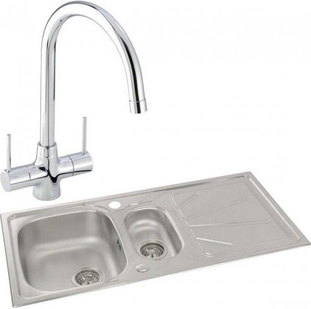 Trydent 1.5 Bowl Inset Kitchen Sink