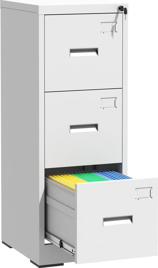 3 Drawer Metal Vertical File A4