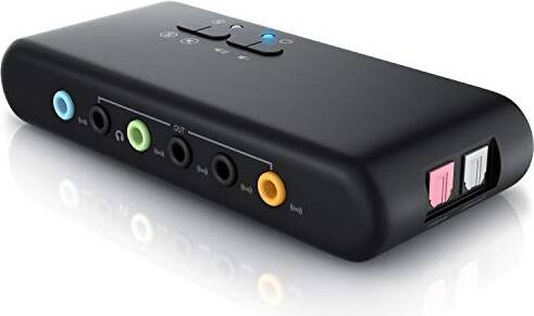 CSL USB 7.1 External Sound Card 8 Channel