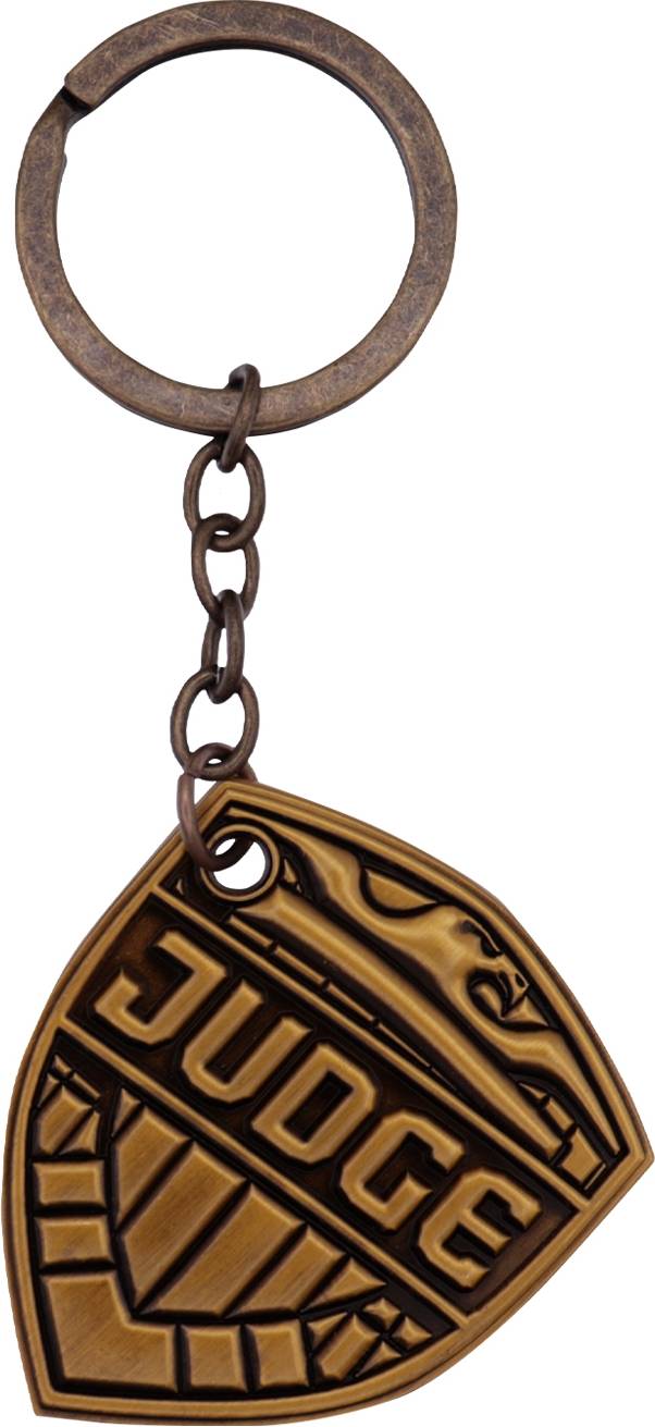AD Judge Dredd Badge Keyring