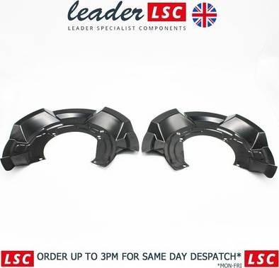 Werner Front Brake Disc Splash Guards Mini R55 R56 R57 2549