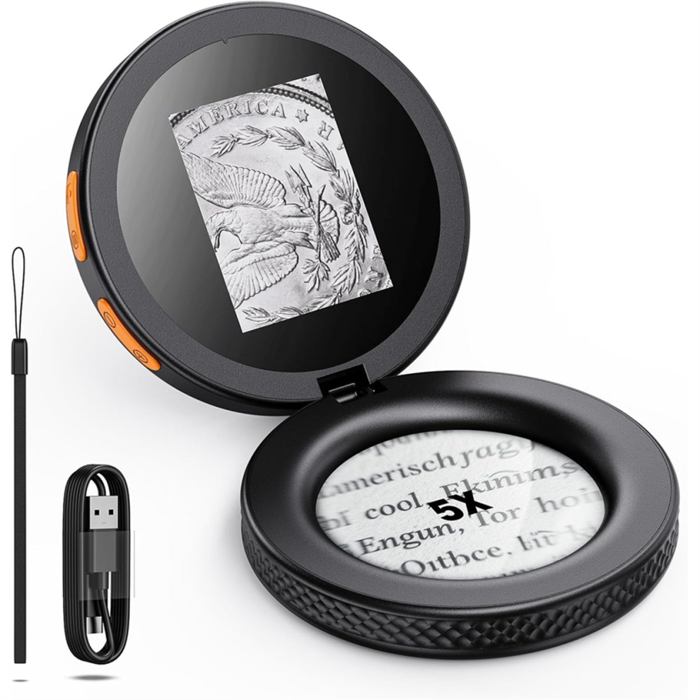 Jehiatek Autofocus Mini Coin Microscope Magnifier