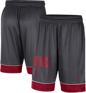 Nike Charcoal Cardinal Arkansas Razorbacks Fast Break Shorts