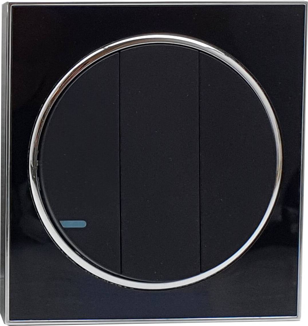 LEDSone Screwless Flat Plate Wall Light Switch