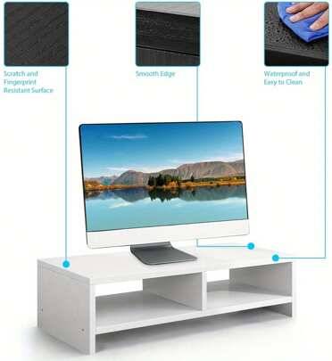 Shein Wood Monitor Stand Riser W500xD