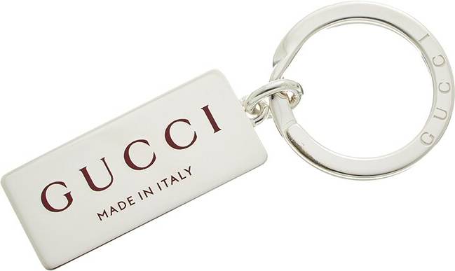 Gucci Silver Key Ring