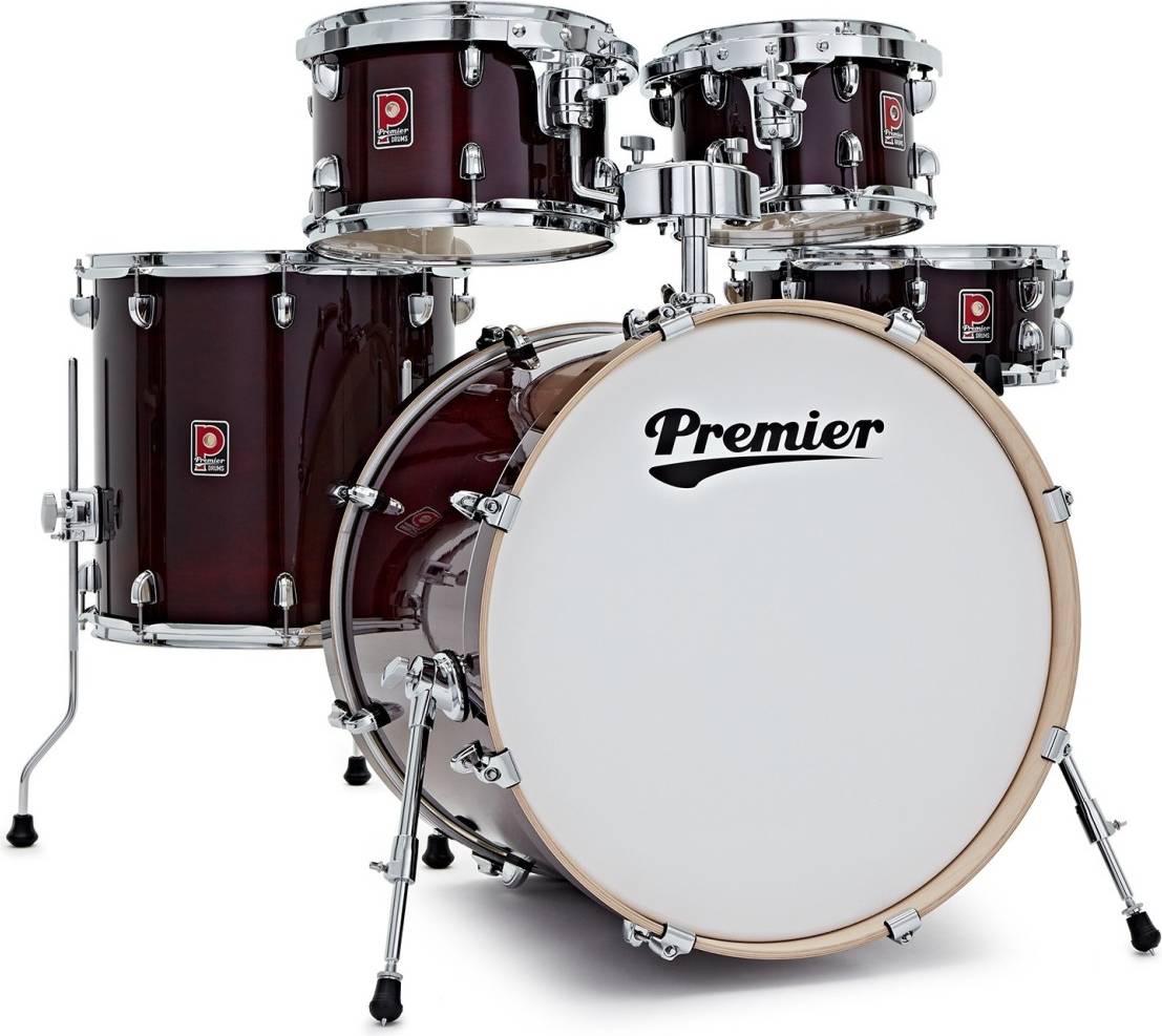 Premier 22 Inch Modern Rock Shell Pack Cherry Red