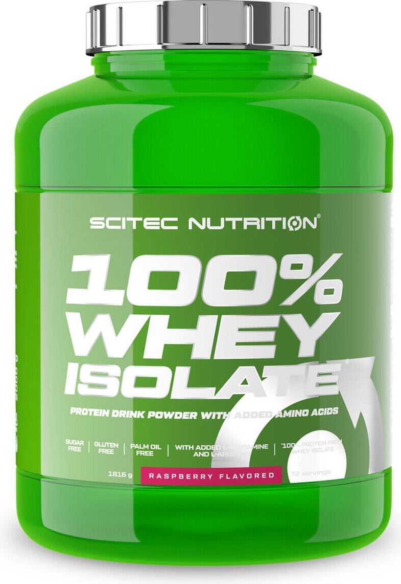 Scitec whey 100 Scitec Nutrition 100% Whey Isolate 1816 g Raspberry