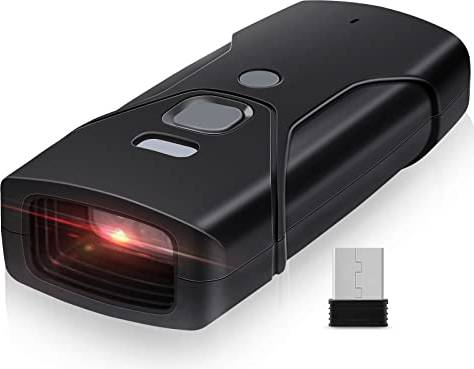 JRHC Bluetooth Mini 2D Barcode Scanner