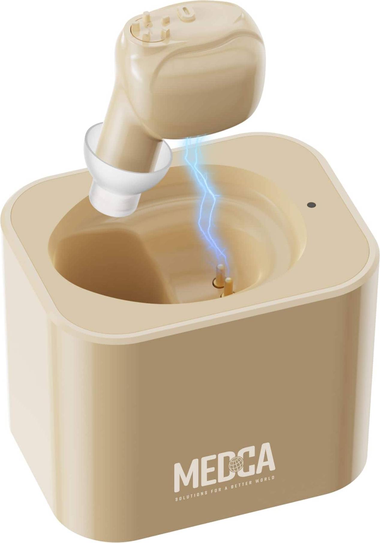 Rechargeable hearing aids MEDca ITE Mini Ear Amplifier Rechargeable Microtron