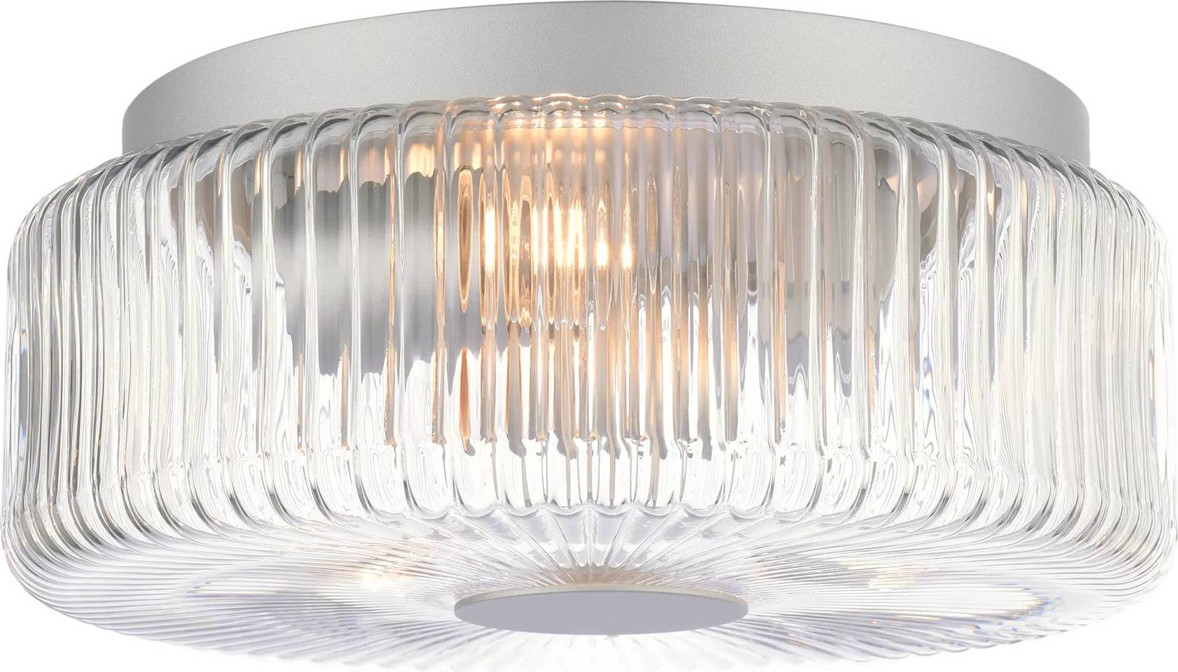 John Lewis Ripley Glass Ceiling Flush Light