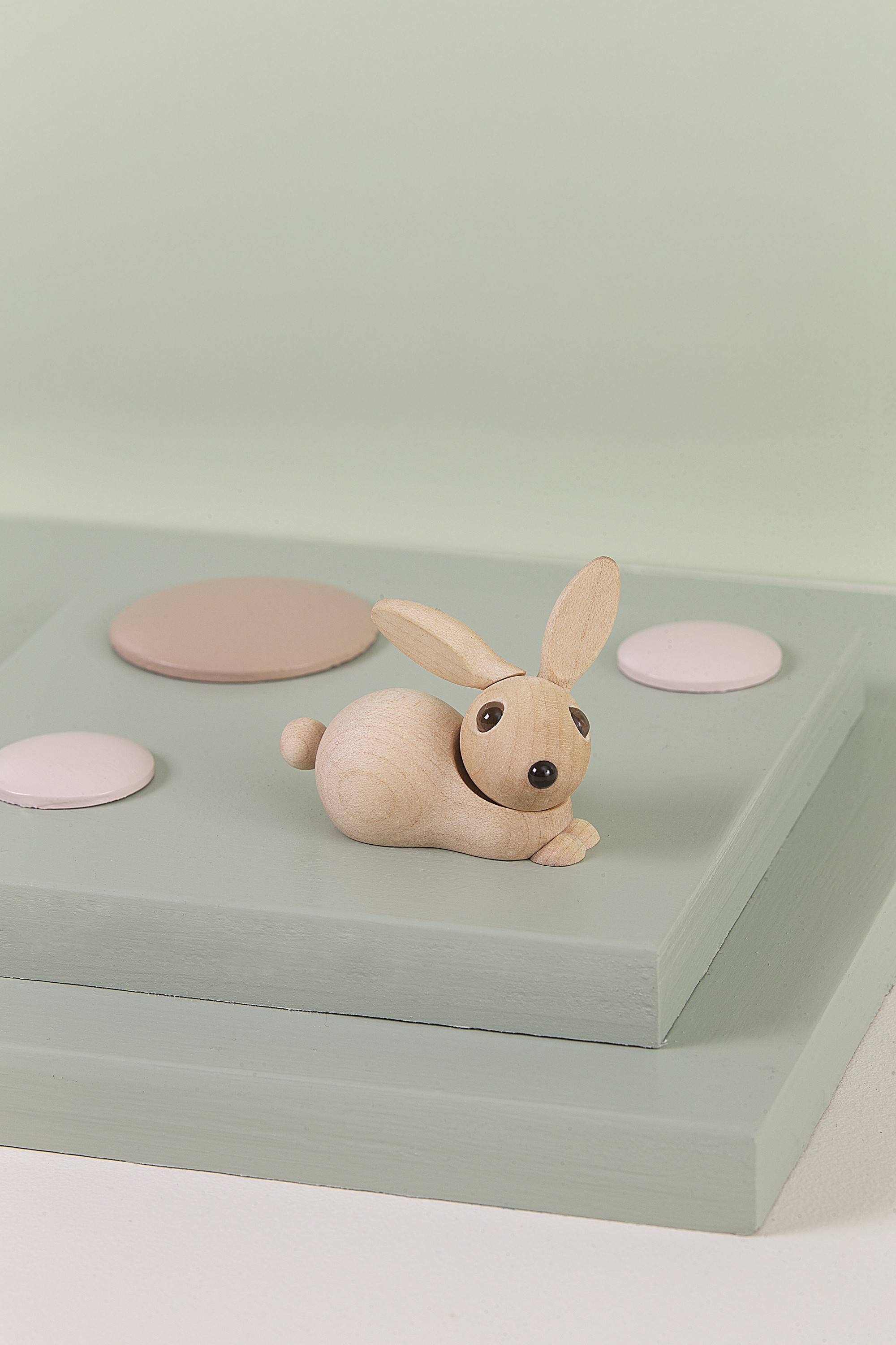 Bell Baby Rabbit Wooden 3.5 Cm