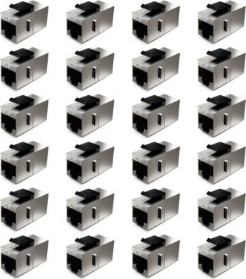 DeleyCON 24x CAT6a Keystone Module Cable
