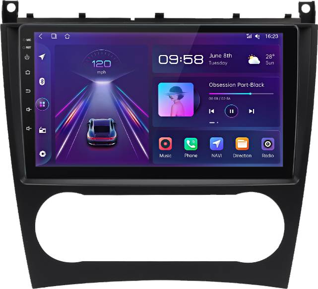Car stereo system Awesafe Linux System Carplay Android Auto Mirror Link