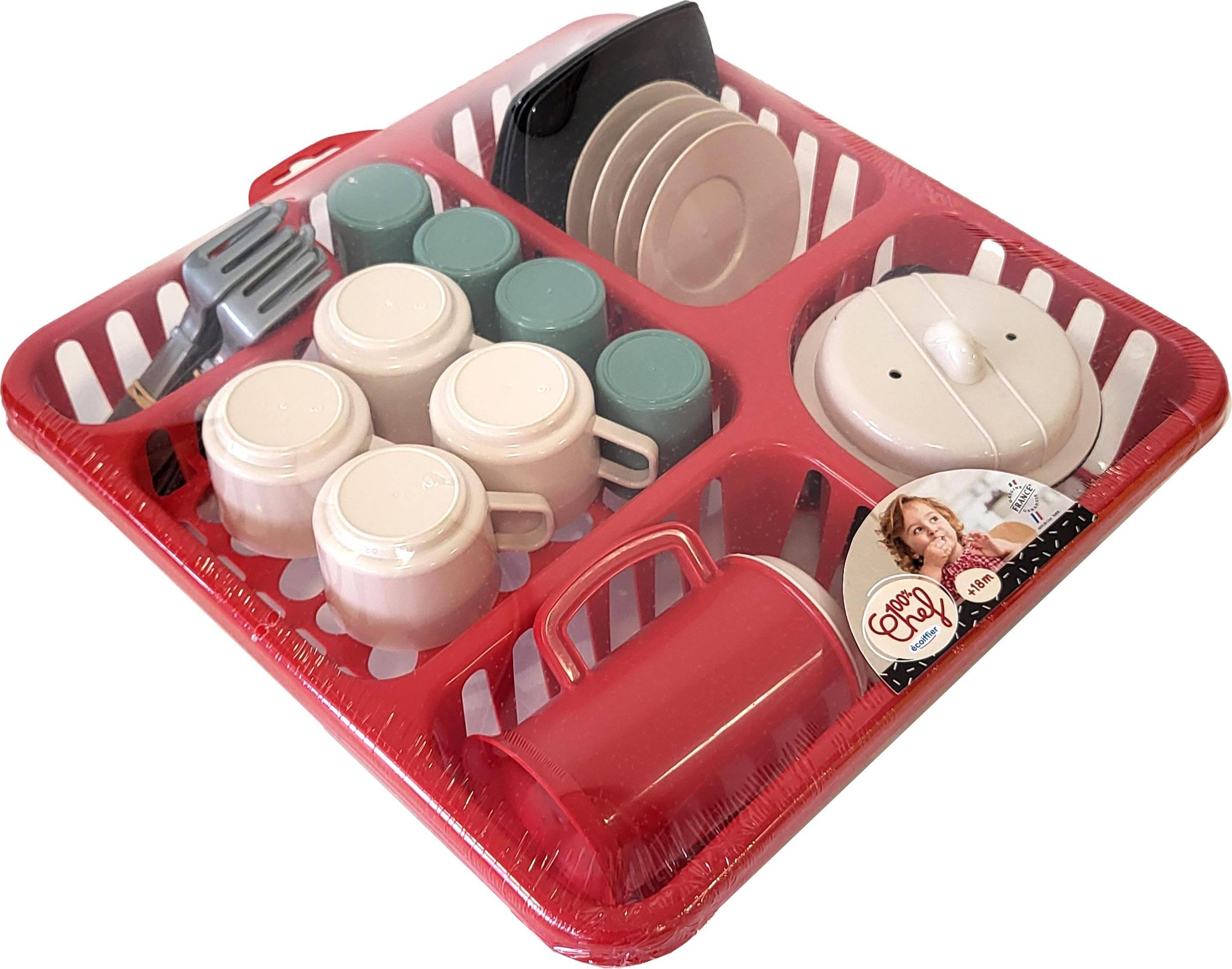 Ecoiffier Colorful Dish Draining Rack 30cm