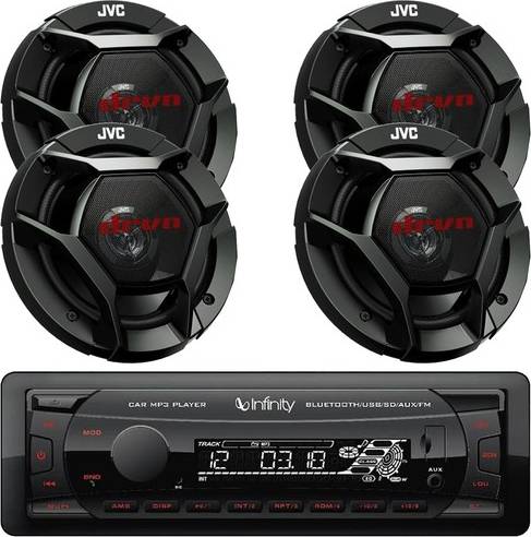 Stereo receiver with bluetooth JVC Infinity Alpha 100 Bluetooth Stereo Receiver
