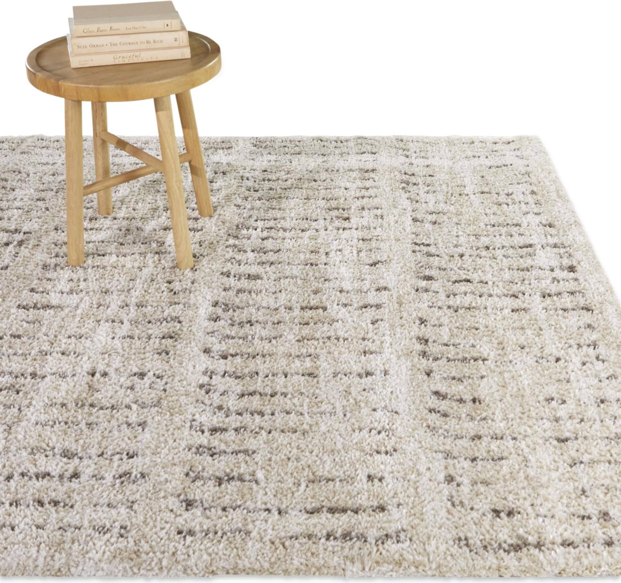 Hodder Modern Striped Area Rug 7'10" x 10'