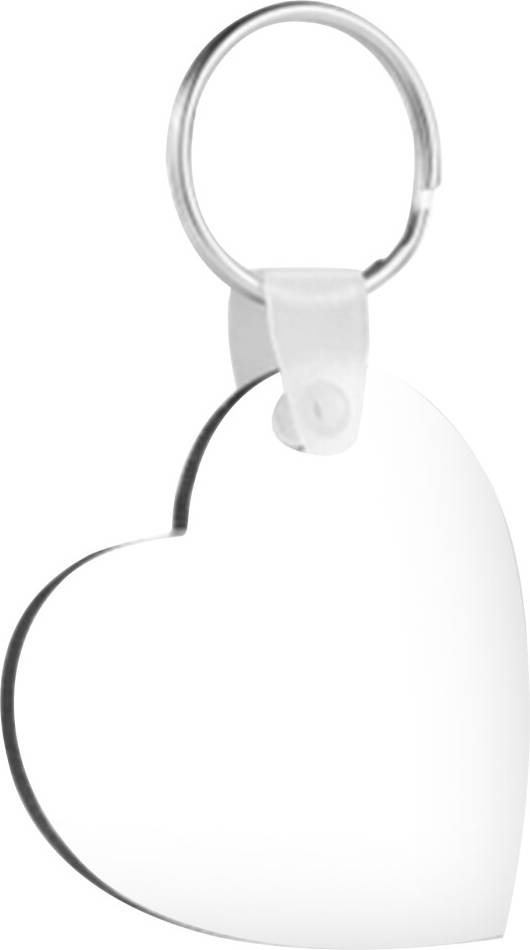 Typecat Heart Blank Board Keychain Printing Keychains - Double Sided