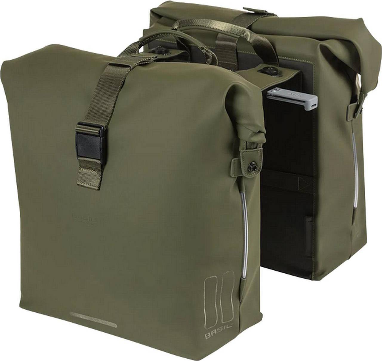 Basil Waterproof Rear Bag With Light Soho Mik 2.0