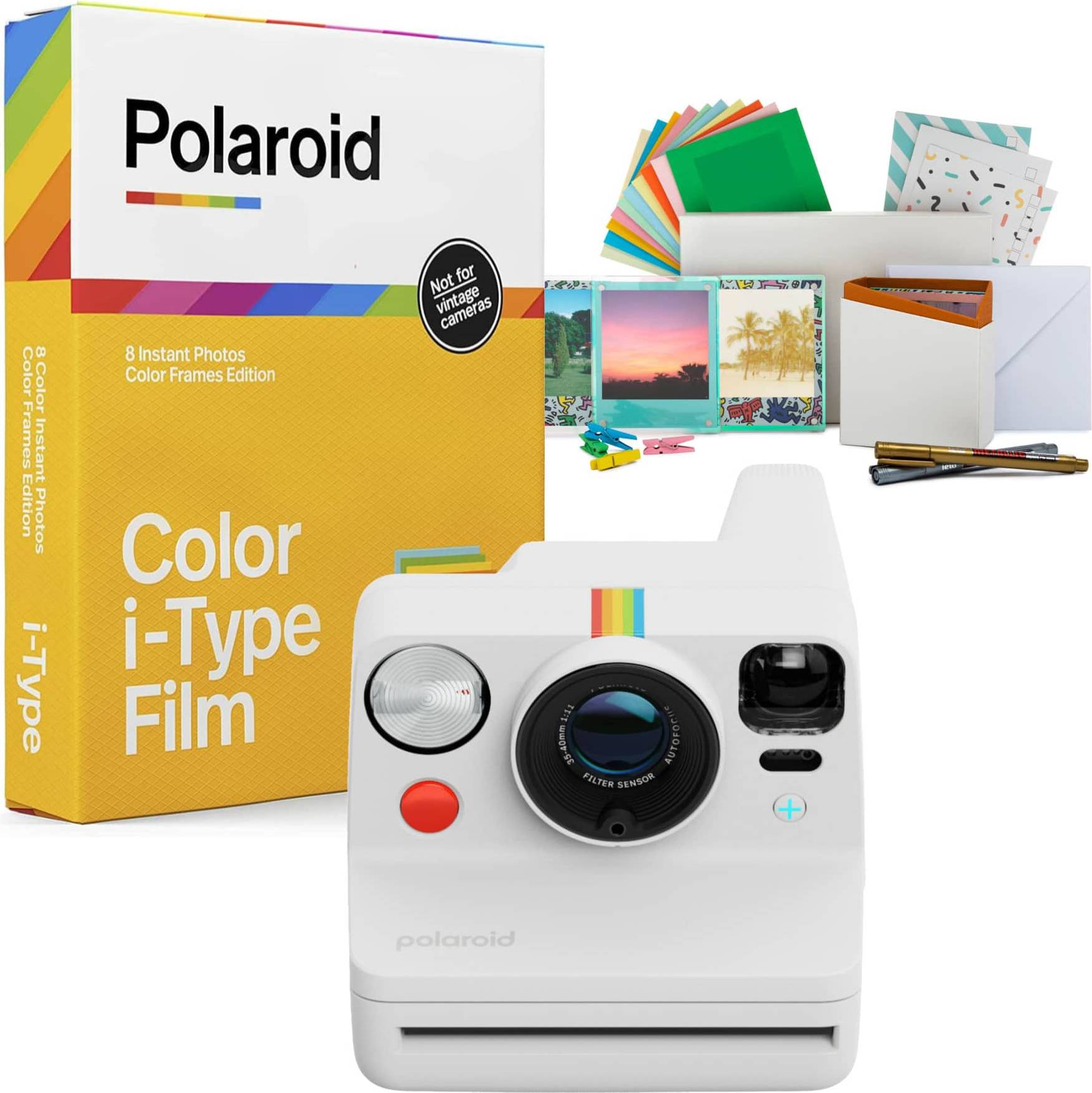 Polaroid Now Plus Generation 3 Instant Camera Bundle